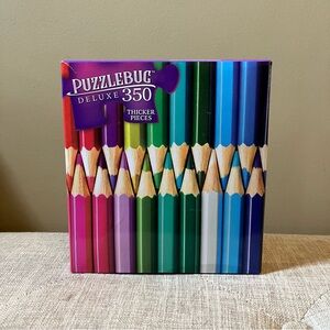 Puzzlebug Colorful Pencil Crayons 350 Piece Jigsaw Puzzle